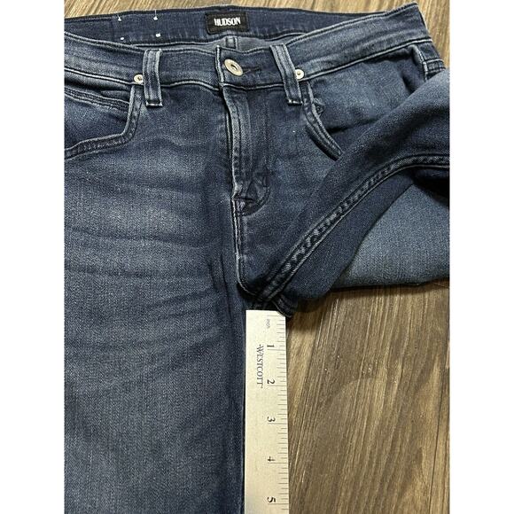 Men’s HUDSON Jeans Byron Straight Dark HYP Wash Denim Button Fly 30x26 -Tailored - Picture 3 of 9